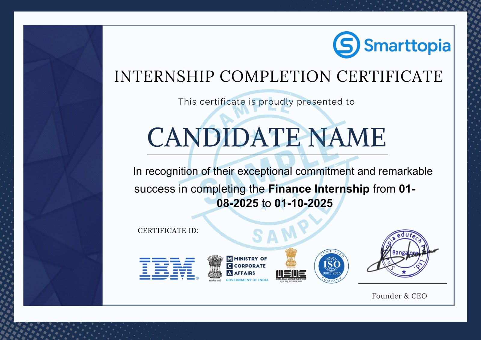 Certificate of Completion